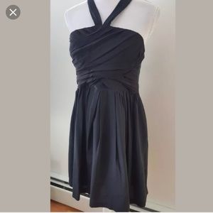 Madewell Broadway & Broome silk halter dress